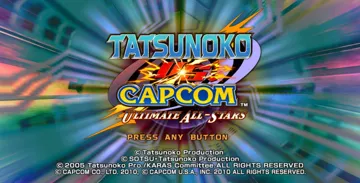 Tatsunoko vs. Capcom- Ultimate All-Stars screen shot title